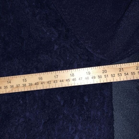 Fairway and Greene Women’s Full Zip Sweatshirt Size L Navy Blue - Picture 3 of 5